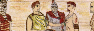 Illustration for article titled Martin Scorsese drew this storyboard for a roman epic film at age 11
